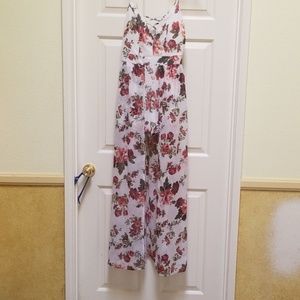 Hi-lo dress with shorts ..criss cross top with thi